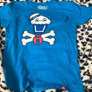 Mens shirt Jonny cupcakes, marshmallow man limited edition